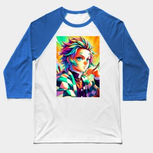 Tanjiro demon pop art Baseball T-Shirt